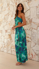 Calia Women's Maxi Dress | Asymmetrical Neckline, High Leg Split 2