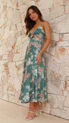 Daisy Women's Midi Dress | Floral Print, Adjustable Straps, Summer Dresses 7