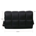 Elegant Black Leather Shoulder Bag for Women – Spacious Interior and Versatile Design 5