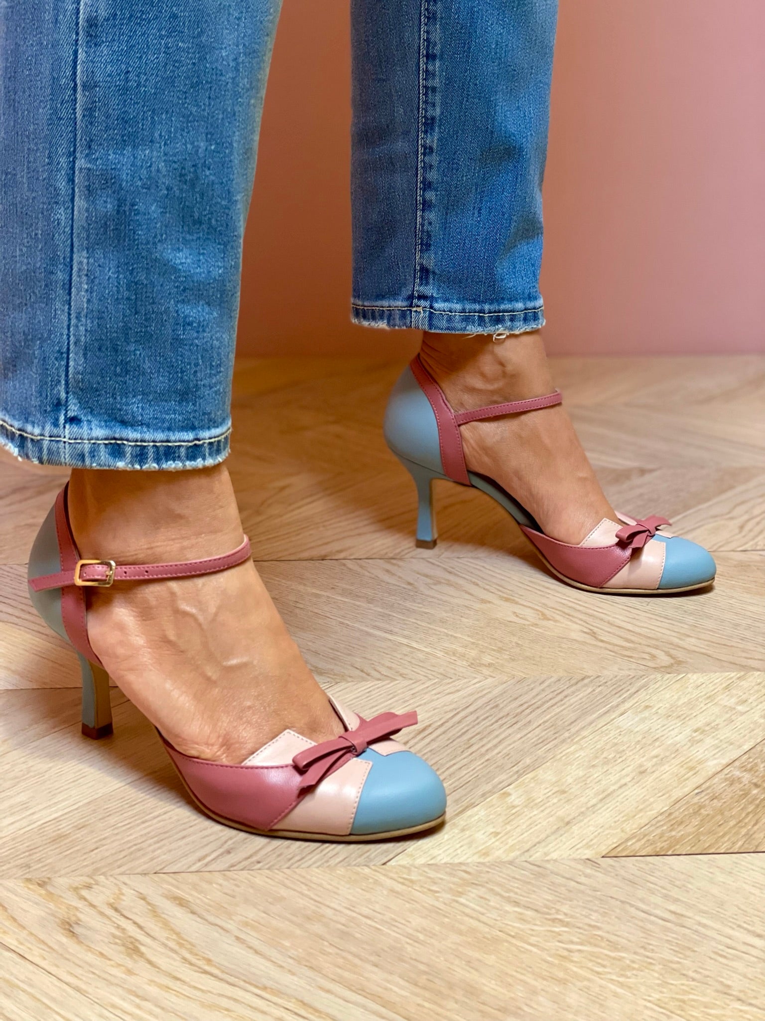 Elegant Orthopedic High Heels for Women – Comfortable and Stylish Footwear, 3-Inch Heel, Non-Slip Sole, Available in Black, Nude, Red 5