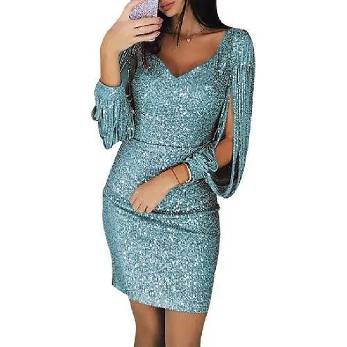 Elegant Sequin Evening Dress for Special Occasions – Flattering Silhouette Evening Gown 4