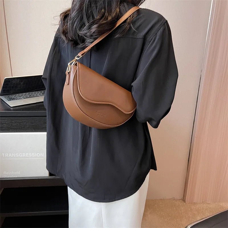 Leather Saddle Bag - Stylish and Functional Accessory, High-Quality Durable Design, Ample Space for Essentials 2