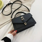 Olive Leather Crossbody Bag for Women – Stylish Compact Design with Secure Flap Closure 0