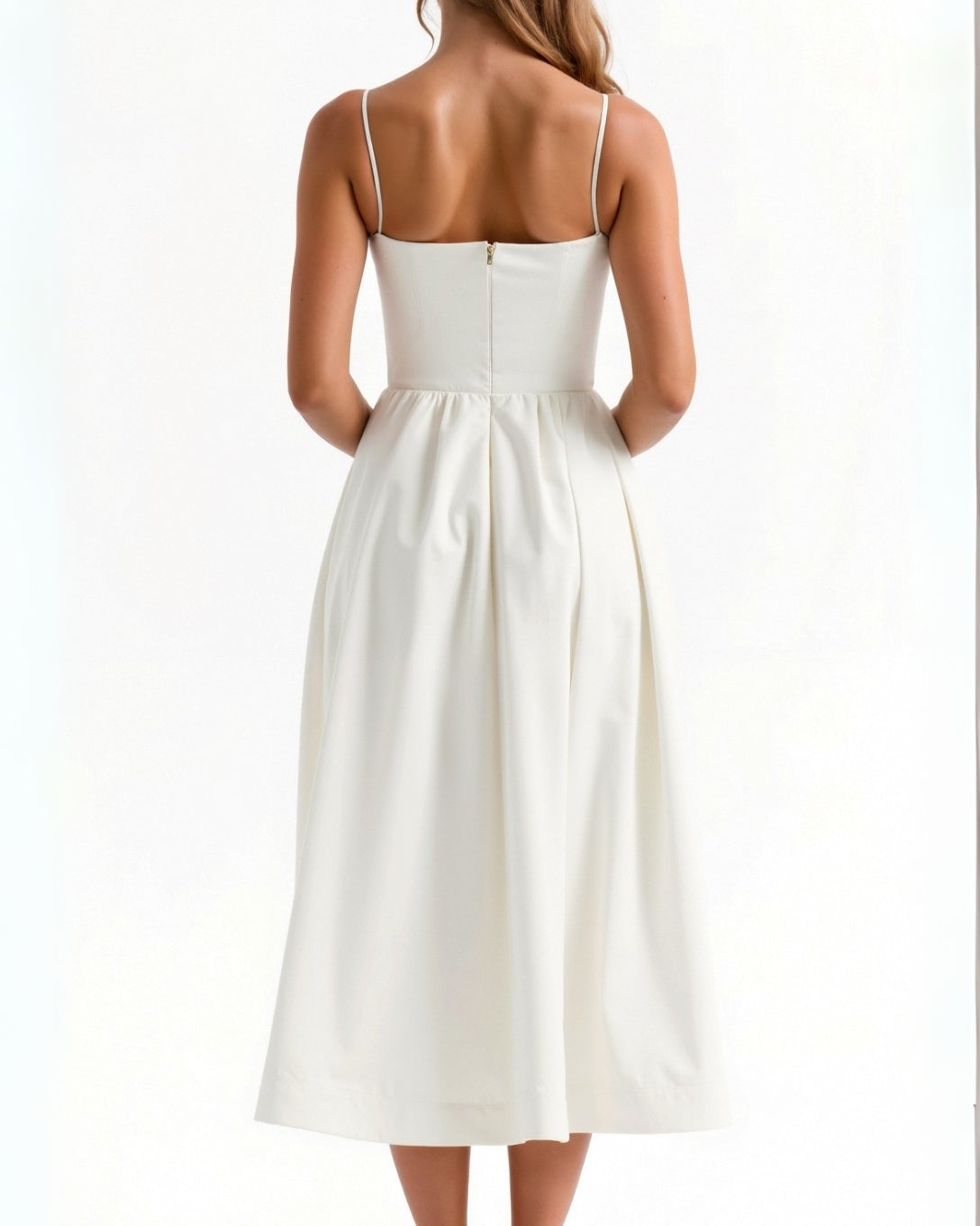 Pink Long Sleeve Midi Dress for Women – Flowing Design and Soft Fabric for Effortless Style 1