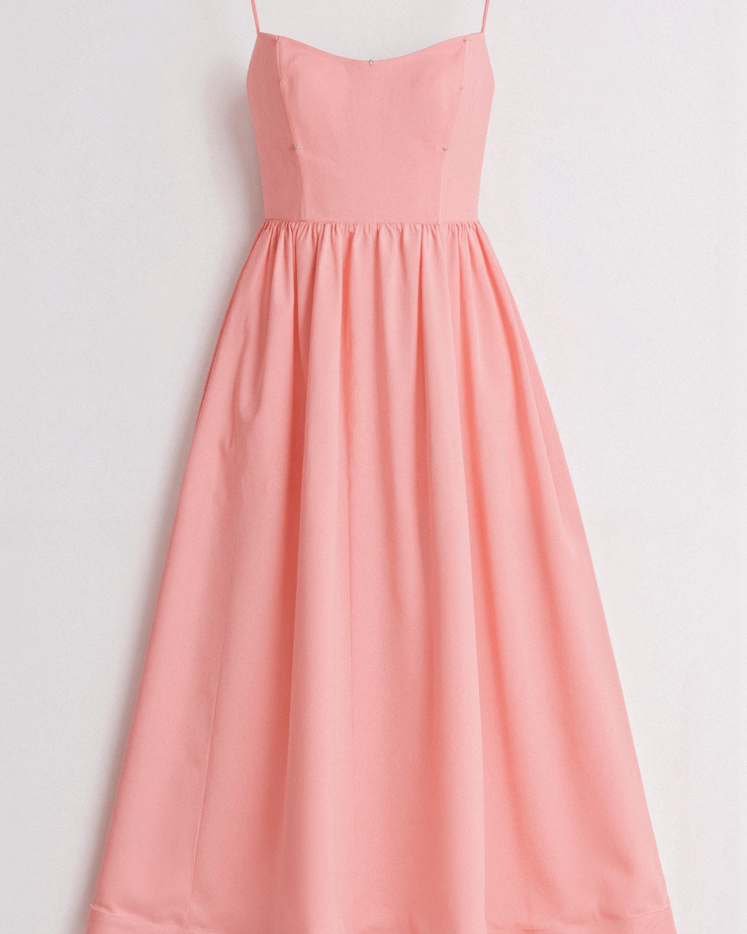 Pink Long Sleeve Midi Dress for Women – Flowing Design and Soft Fabric for Effortless Style 5