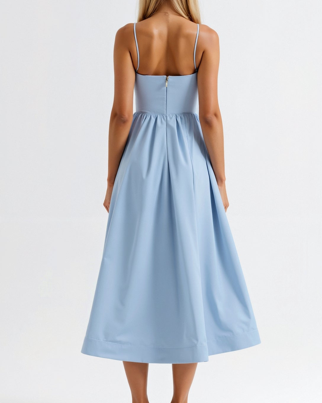 Pink Long Sleeve Midi Dress for Women – Flowing Design and Soft Fabric for Effortless Style 7