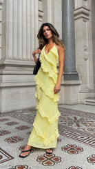 Sienna Women's Maxi Dress | Halter Neck, Comfortable Cotton Blend 3