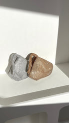 Small Silver Evening Handbag, Triangular Diamante Clutch Purse with Magnetic Closure – Elegant Evening Bag 6