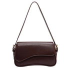 Stylish Black Shoulder Bag for Women in Vintage-Inspired PU Leather with Structured Flap Closure – 16x25x6cm 9