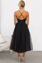 Women's Summer Midi Dress - Lightweight Corset & Tulle Skirt for Elegance 6