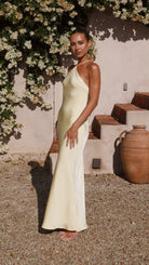 Clara Women's Maxi Dress | 100% Polyester, Halter Neckline 7