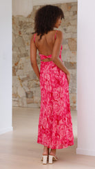 Margo Women's Midi Dress | Floral Print, Adjustable Straps 3