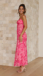 Margo Women's Midi Dress | Floral Print, Adjustable Straps 5