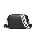 Stylish Black Crossbody Bag for Women - Durable, Compact Design with Multiple Pockets for Everyday Use 0