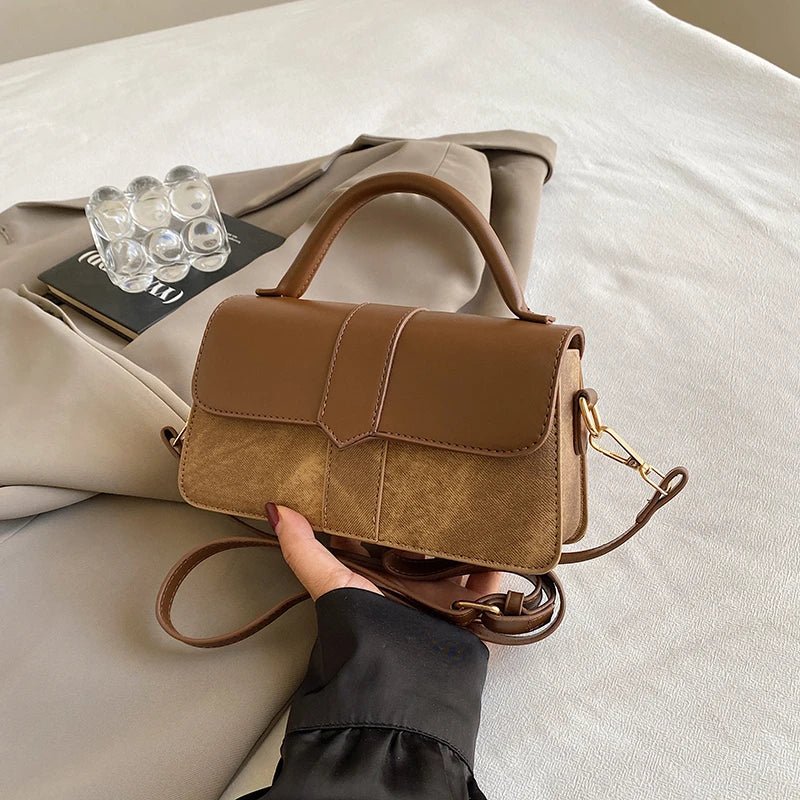 Vintage Shoulder Bag in PU Leather with Adjustable Strap – Compact Retro Handbag for Everyday Use 8