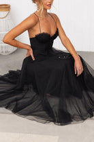 Women's Summer Midi Dress - Lightweight Corset & Tulle Skirt for Elegance 7